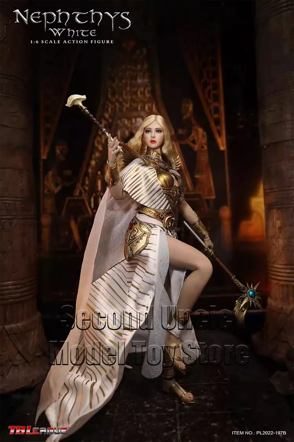 TBLeague PL2022-197 A/B 1/6 Nephthys Black  White 12'' Soldier Action Figure Full Set Collectible Model Toys Gift