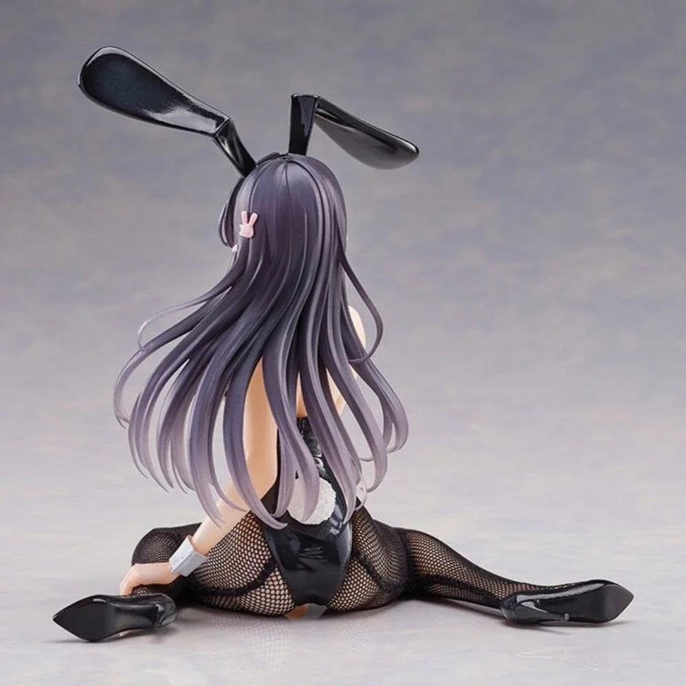 In Stock TAITO Original Genuine Seishun Buta Yarou Wa Odekake Sister No Yume O Minai Sakurajima Mai Bunny Ver 15cm Model Figures