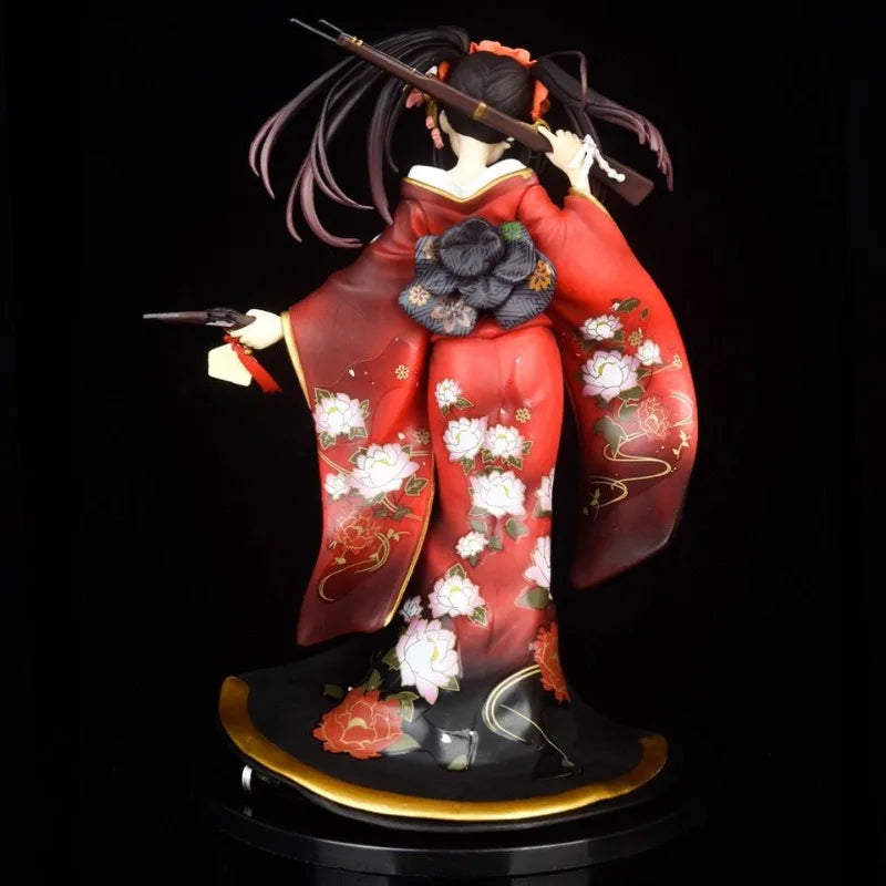 In Stock Chinese High Quality Version Date A Live Kurumi Tokisaki Formal Kimono Boxed Figure Collectible Model