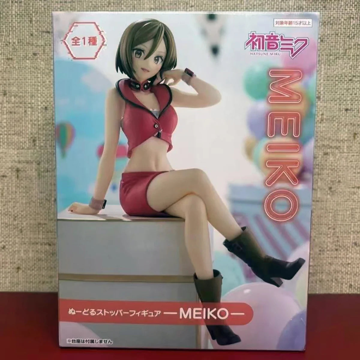 100% Original FuRyu Noodle Stopper Figure Piapro Characters Meiko Collection Series Garage Kit Model Toys Anime Figure