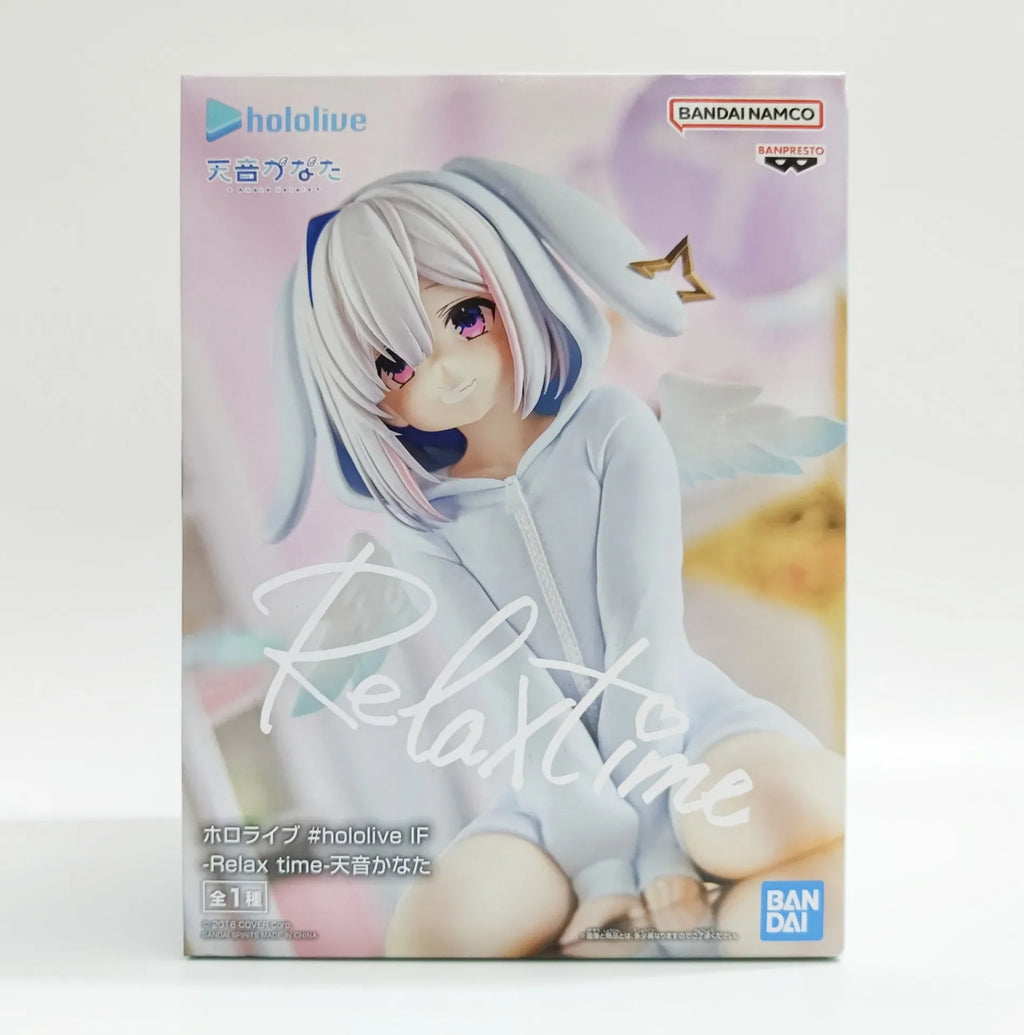 In Stock BANDAI Relax time hololive IF Amane Kanata Sakamata Chloe Roboco-san Anime Action Figures Model Toys Gift