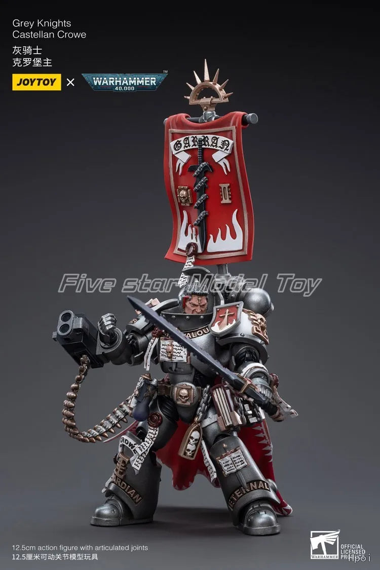 【In stock】Original JOYTOY Grey Knights Castellan Crowe 1/18 Action Figures Anime Models Toys Gifts Collection