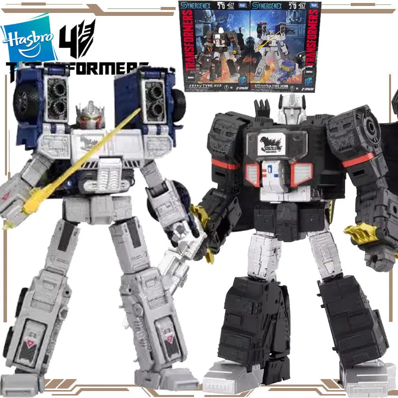 Hasbro Original Transformers Synercenex Megatron Type Godzilla Optimus Prime MFS-3 Mecha Action Figure Toys for Boys Girls Gift