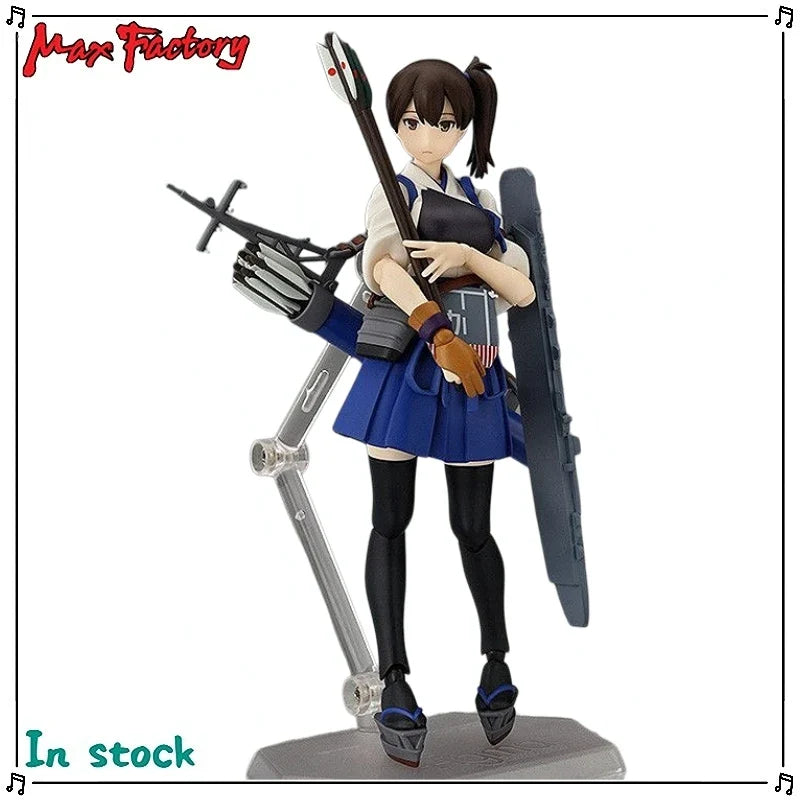 Original Max Factory figma#EX-19 fleet Collection Kaga Hokuto anime figure model toy gift collection