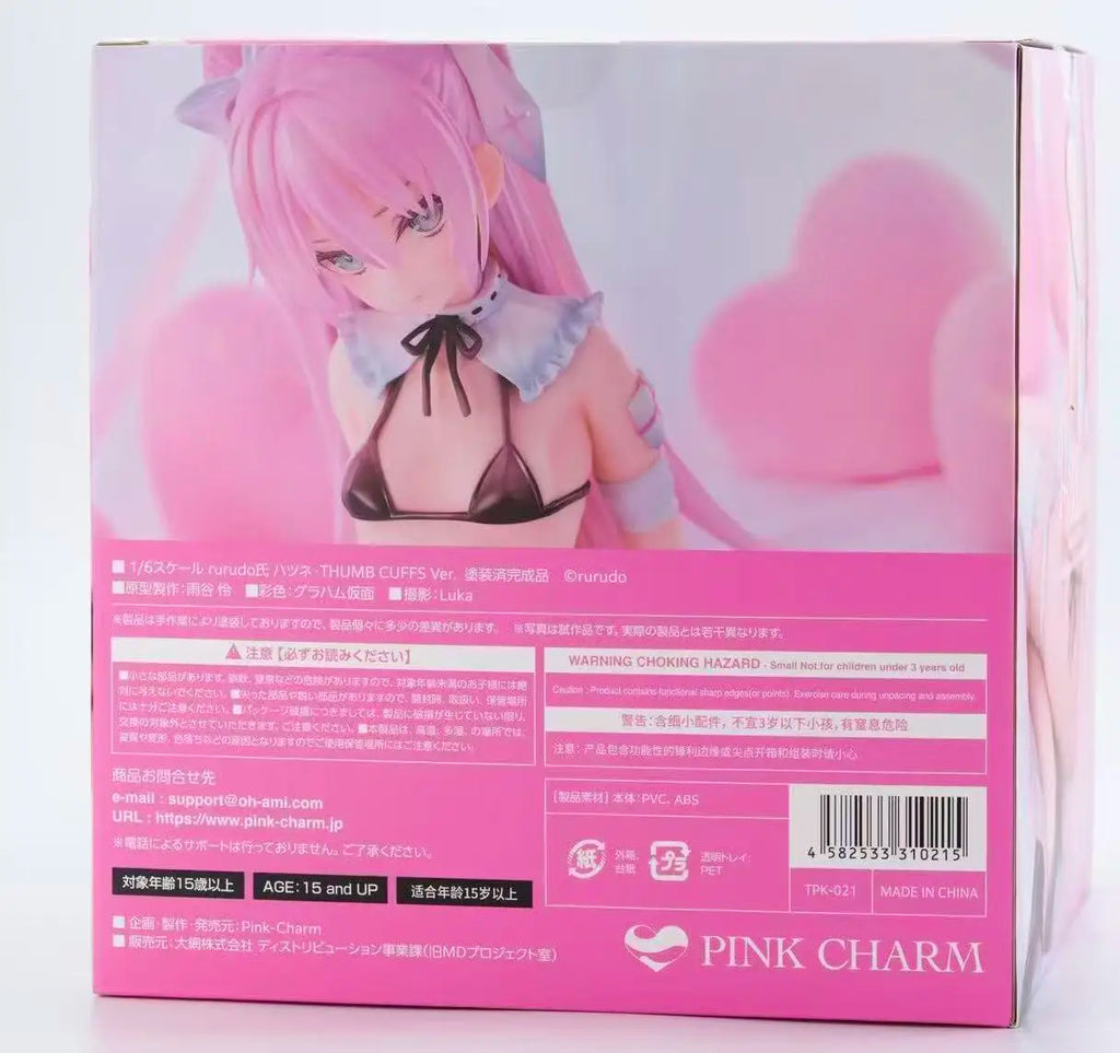 Pink Charm Original rurudo "Hatsune THUMB CUFFS Ver." 1/6 PVC Action Figure Anime Model Toys Collection Doll Gift