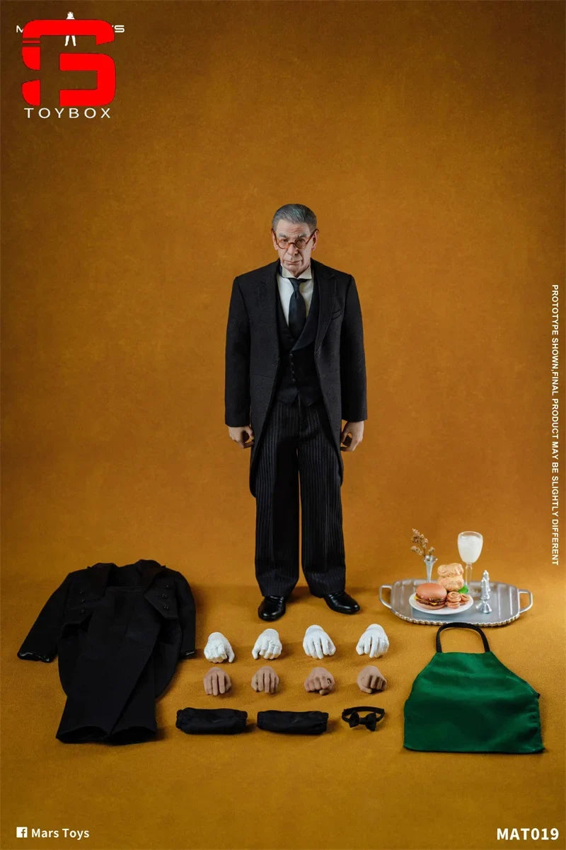Mars Toys MAT019 1/6 Old Housekeeper MR.A Action Figure 12 Inch Male Soldier Action Figurine Full Set Collectible Model