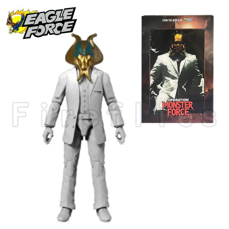 4-Zoll Eagle Force Actionfigur 40. Jubiläum Welle 5 Figuren Anime-Sammlung Filmmodell als Geschenk