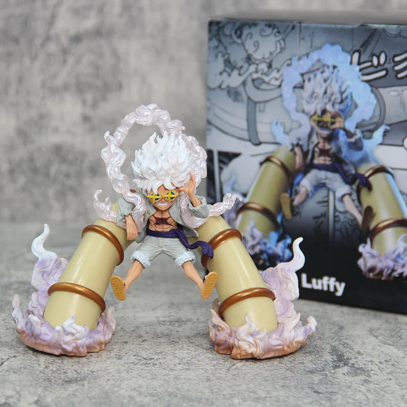 New One Piece Anime Figure Gear 5 Luffy Monkey D Luffy Figurine Pvc Station Model Doll Collectable Decoratoin Toy Gifts
