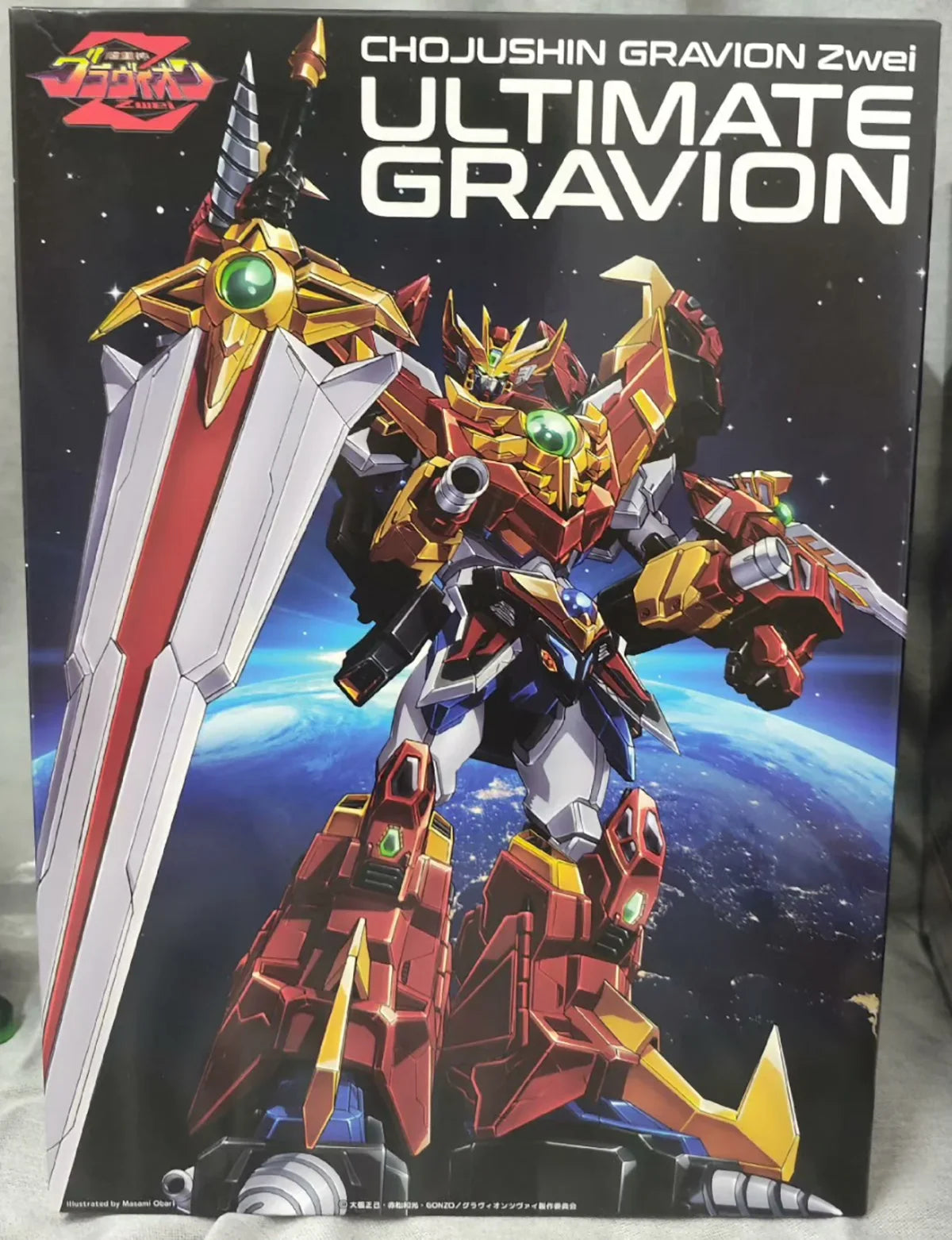 Original Sentinel Chojushin Gravion Zwei Ultimate Gravion figure Anime Action Figure Alloy Finished Product Model 26CM