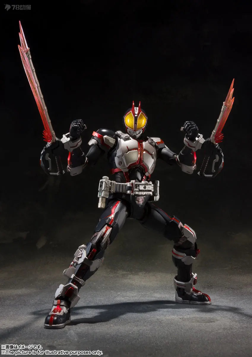 BANDAI Original S.I.C.series Yoichi Sakamoto Kamen Rider Faiz Arena Anime Action Figure Model Toys Movable Model Gifts Fo Boys