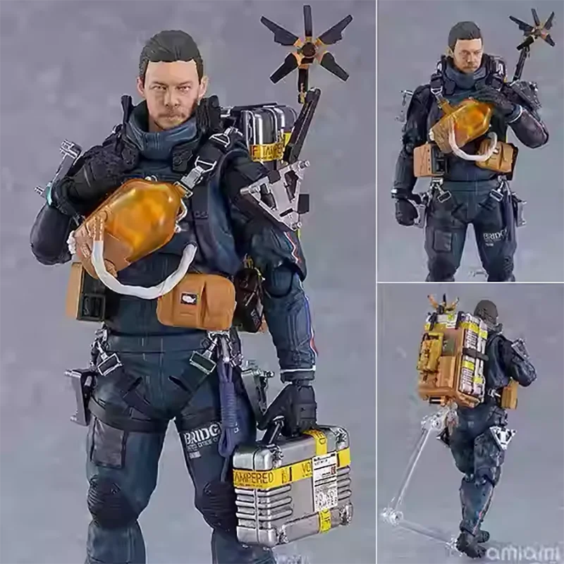 Original Genuine Max Factory Figma 516 DX Deluxe Edition Death Stranding Sam Porter Bridges 16cm Model Action Figure Doll Toy