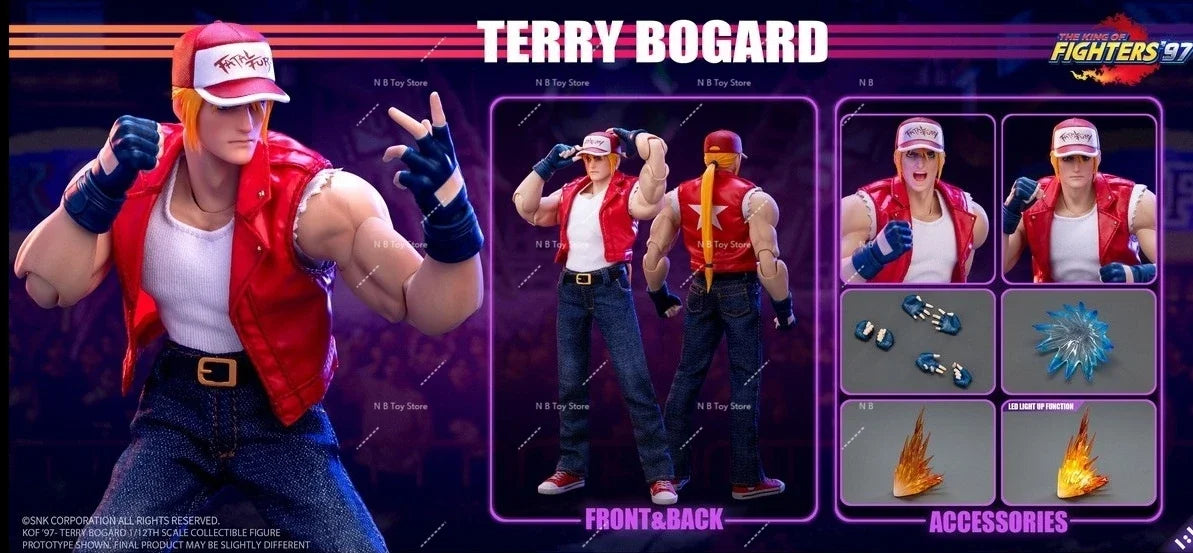 In Stock Tunshi Studio TS-XZZ-005 Scale 1/12 Master Master Terry Bogard Complete Set about 15.5 Cm Action Figure Model