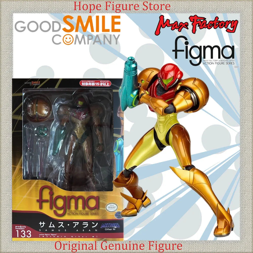 Offiziell lizenzierte GSC Max Factory Figma METROID Other M Samus Aran Figur Anime Action Modell Spielzeug