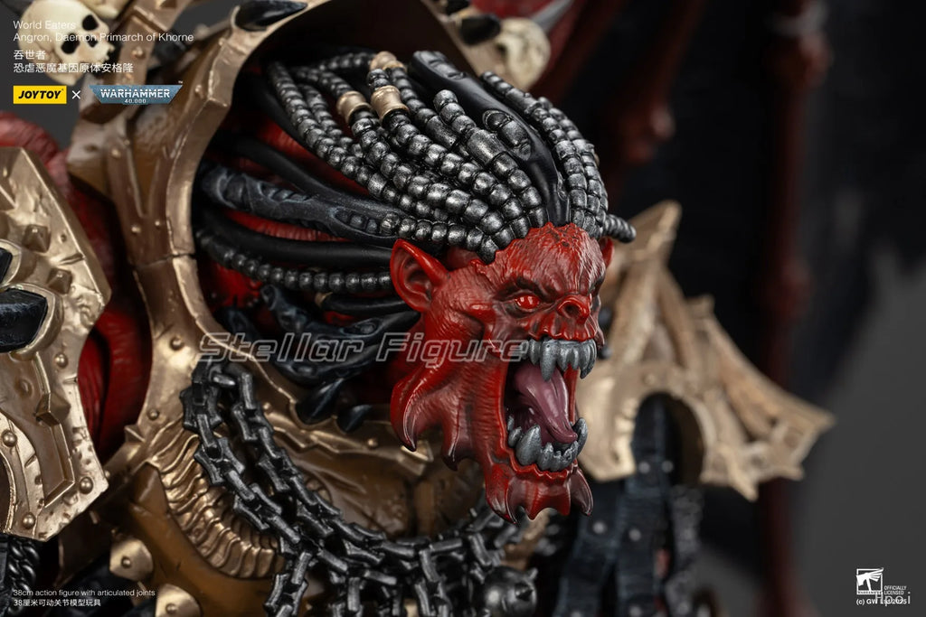 【SF】JOYTOY 1/18 Action Figure World Eaters Angron Daemon Primarch of Khorne Model Toys Gifts Collection Ornaments