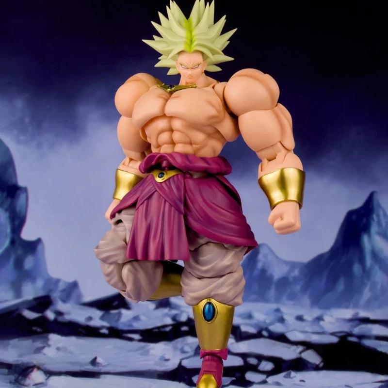 Broli Legendary Berserker 6-Inch Action Figure Collectible Movable Doll with Cosmic Shock Feature for Action Figure Enthusiasts