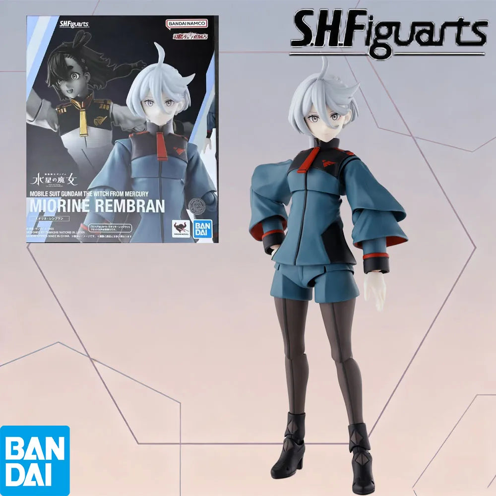 100% Authentic In Stock Bandai S.H.Figuarts Mobile Suit Gundam: The Witch from Mercury Miorine Rembran & Suletta Mercury Model