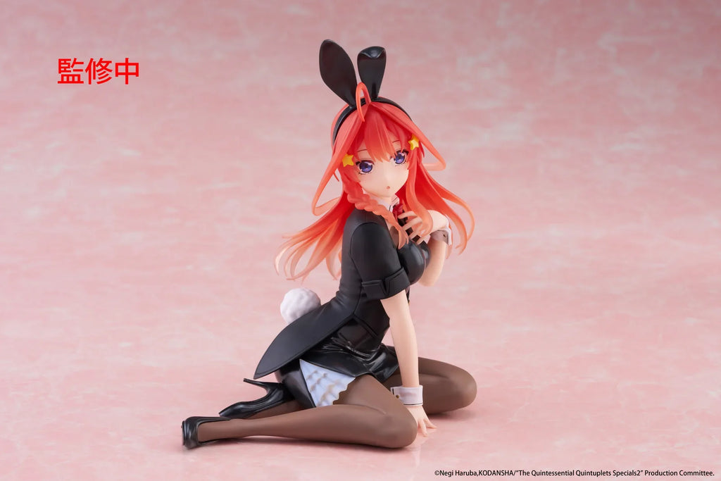 In Stock TAITO Desktop Cute Nakano Itsuki Bunny Girl Doll Ornaments Anime Action Figure Toy Gift Model Collection