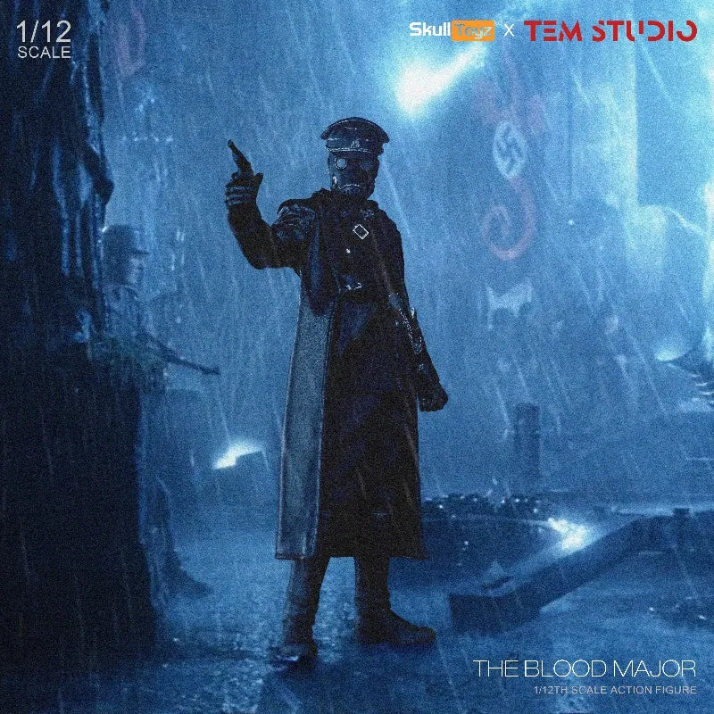 2026 IN STOCK Tem Studio x Skull Toyz The Blood Major 1/12 Scale Action Figure 6-inch Poseable Model Outfit Desk  Decor Toys