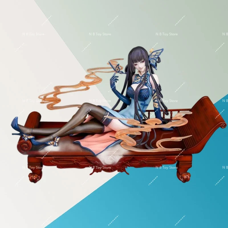 Emontys-Statua of Ichihara Yuuko XXXHOLIC Anime Figure Model Chinese Series Version of Dress Action Toys 16cm Original in Stock