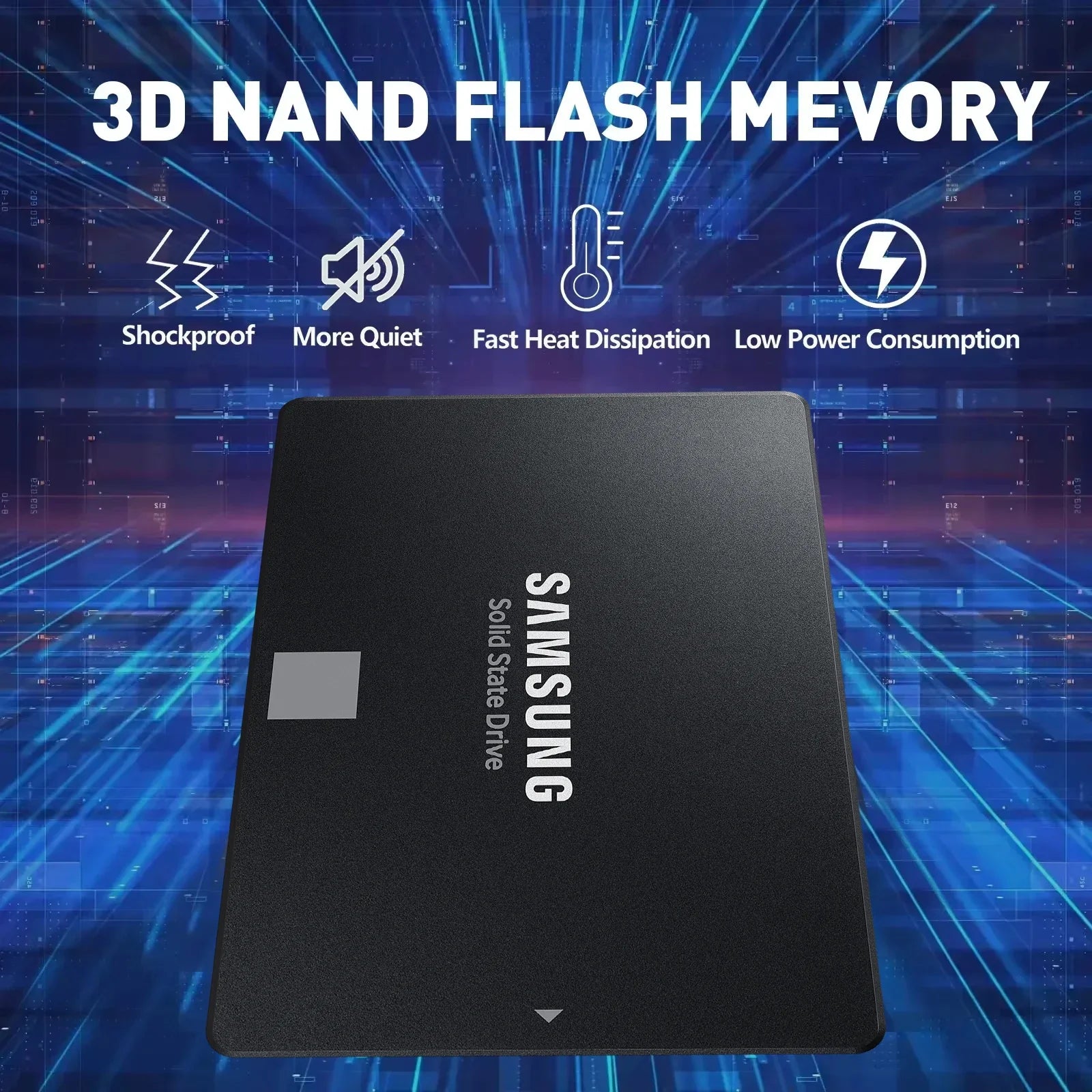 SAMSUNG 870 EVO SSD SATAIII MLC Internal Solid State Disk 2.5 HDD Hard Storage Drive For Laptop Microcomputer Desktop PS4 PS5