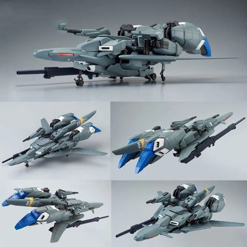 Bandai Original MG Z Plus A1 MSZ-006A1 1/100  Anime Action Figure Assembly Model Toys Collectible Model Ornaments Gifts For kids