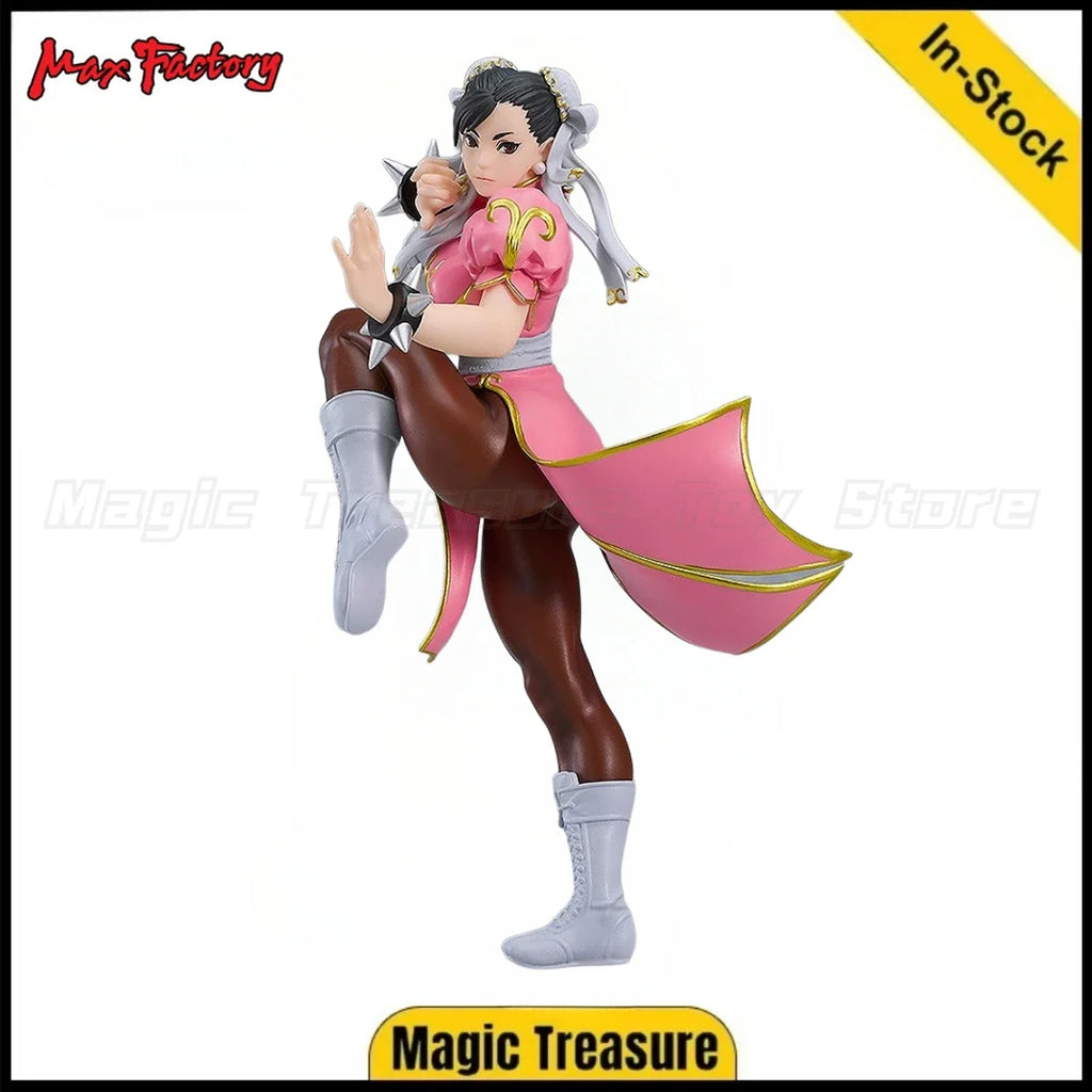 【In Stock】Original Max Factory GSC PUP Street Fighter Chun-Li Pink Costume Ver Ornament Collection Gift