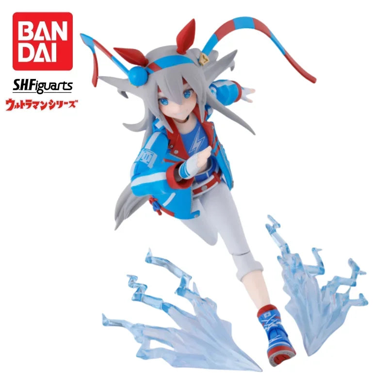 In Stock Bandai Original S H Figuarts Pretty Derby Tamamo Cross Model Doll Brand New Boxed Action Figure Anime Characters Garage