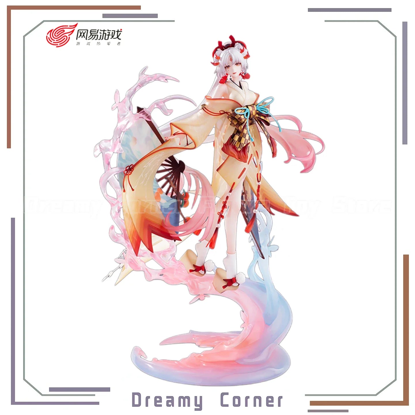 【In Stock】Original NetEase Onmyoji Shiranui Yu Huo Diewu Ver 1/8 Scale Figure Collection Model Toy