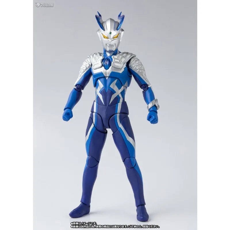 BANDAI Original S.H.Figuarts Series Strong Corona&Moon God Miracle Form Ultraman Sailor Anime Action Figures Toys for Boys Gift