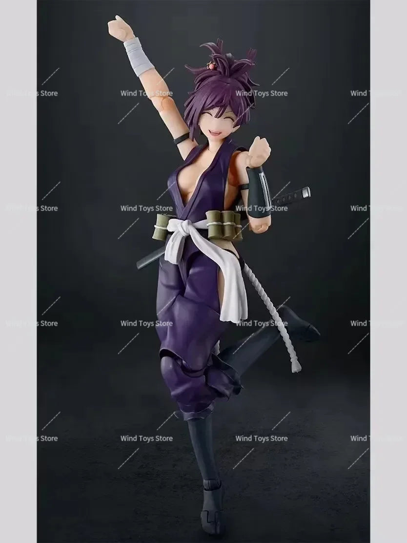 In Stock Original Sh Figuarts Shf Hell's Paradise Yuzuriha Action Figures Model Toys Anime Figura Pvc Gift