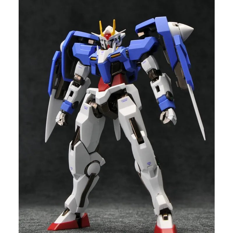 Bandai Original Mobile Gundam METAL ROBOT 00 RAISER GN-0000+GNR-010 Anime Action Figures Toys for Boys Gift Model Ornaments