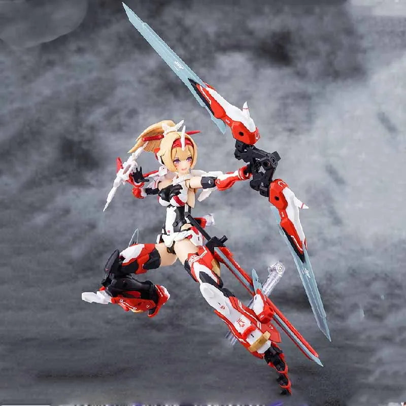 KOTOBUKIYA Original MEGAMI DEVICE SRA NINJA KANAME ASRA ARCHER KIZUNA Anime Action Figure Assembly Model Toys Collectible Model