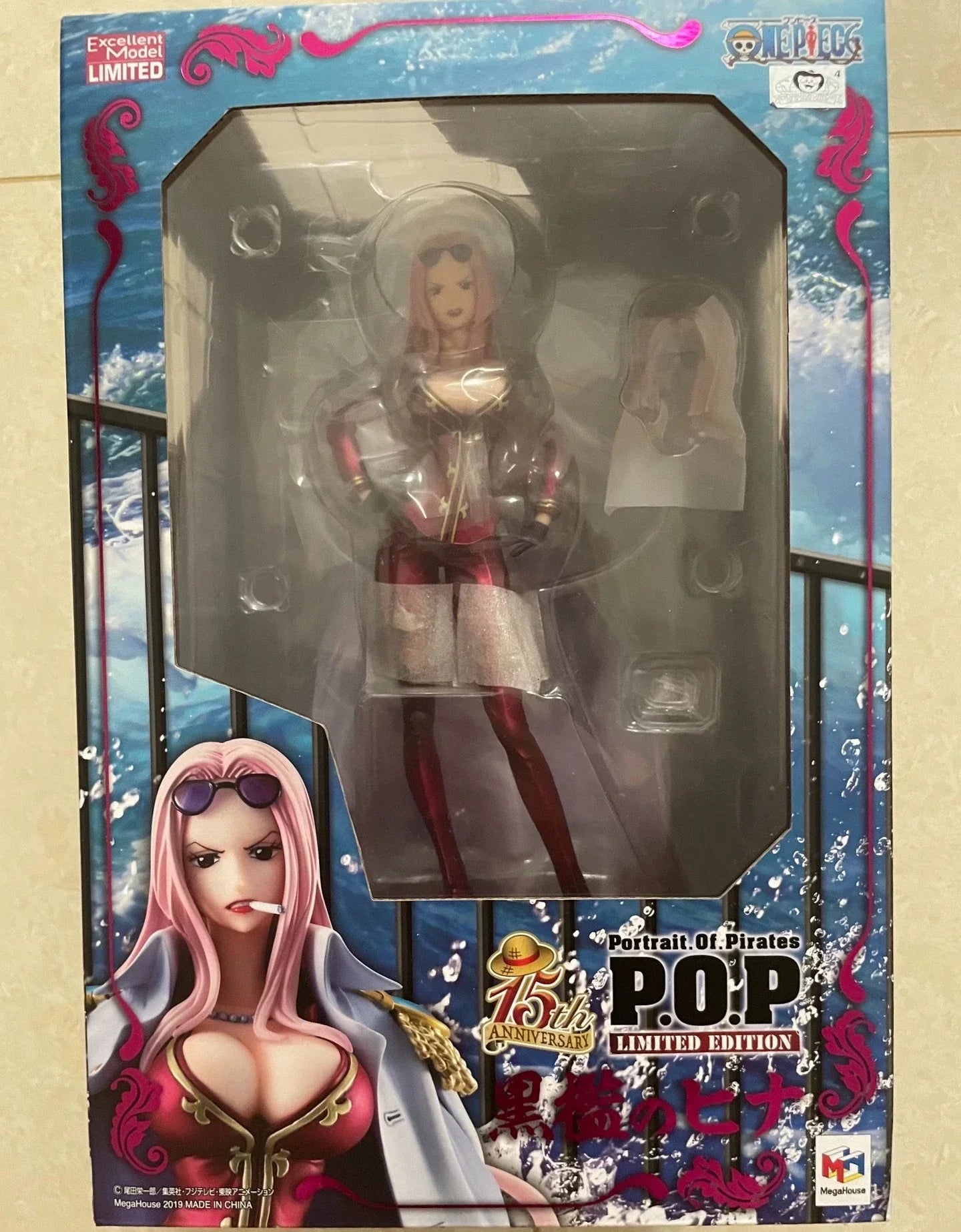 In Stock Original MegaHouse POP Hina Kurosaki Hina Vice Admiral Anime Figures Model Toy Gift Collection Ornament