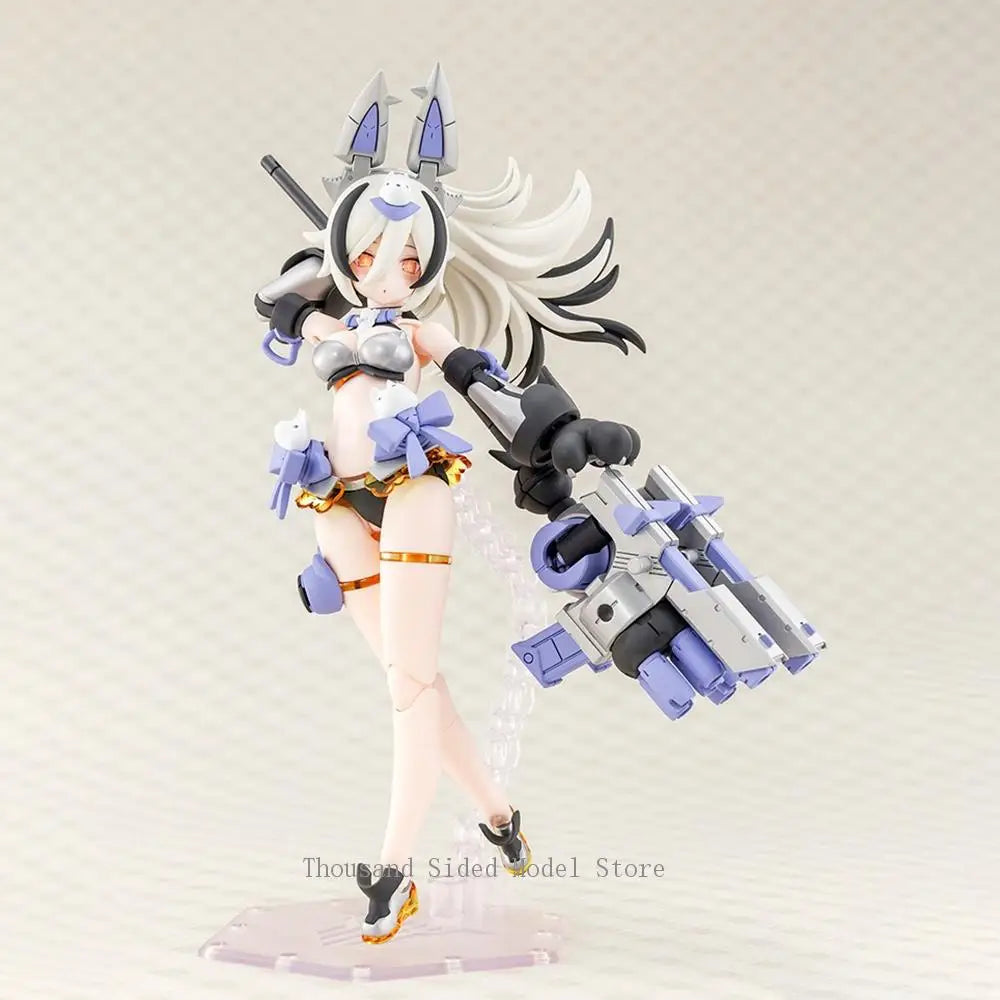 Original Kotobukiya KP850 Megami Device Puni Mofu Gin Lang Assembled Model Toys Genuine Action Figure Anime Collectible Toy 16CM