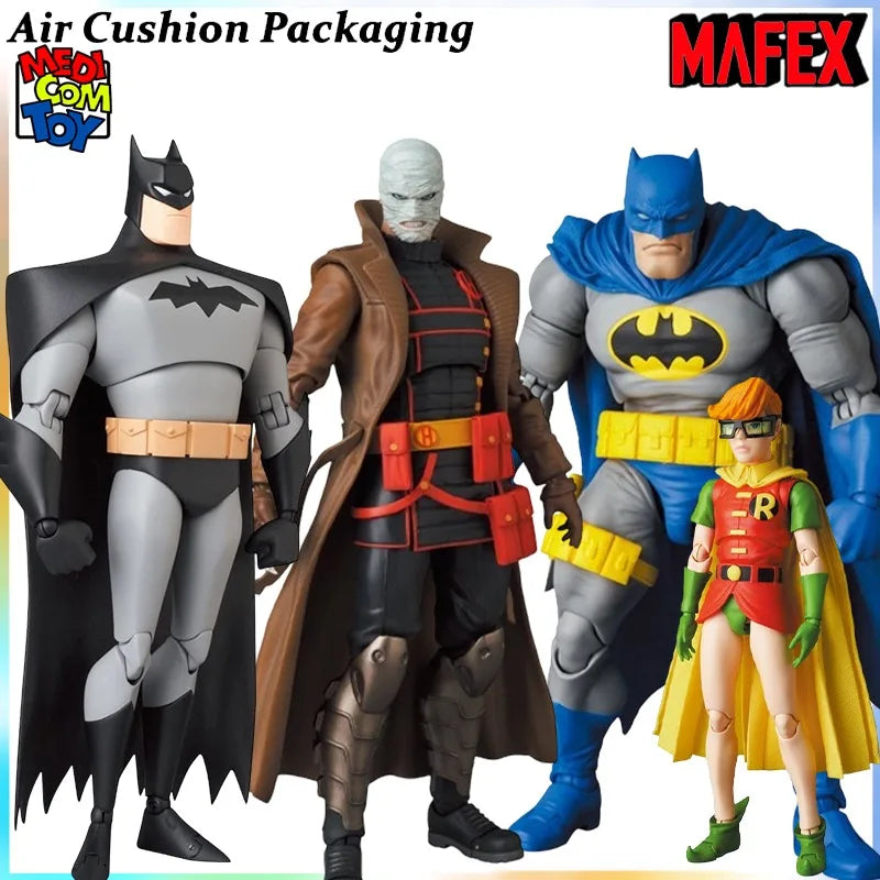 MEDICOM TOY Original MAFEX Serie Hush Batman Bruce Wayne Neue Abenteuer Joker Dark Super Soldier Knight Actionfiguren Modell Spielzeug