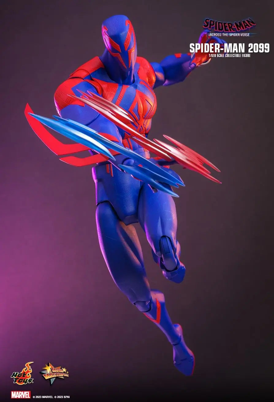 Original Hot Toys 1/6 MMS711 Spider Man Across the Spider Verse Spider Man 2099 In Stock Anime Action Collection Figures Model