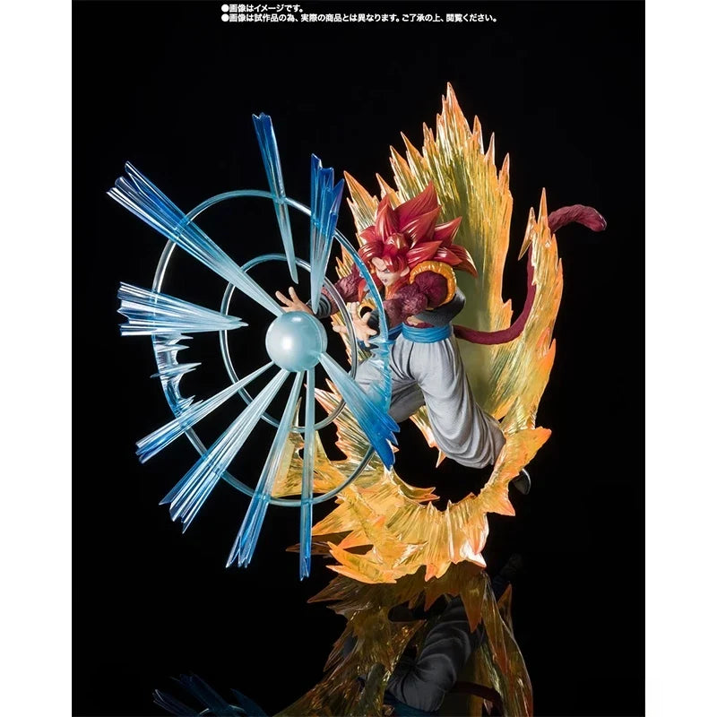 100%Original in Stock Bandai Figuarts ZERO Dragon Ball Super Saiyan 4 Gogeta Anime Character Assemble Toy Model Collection Gift