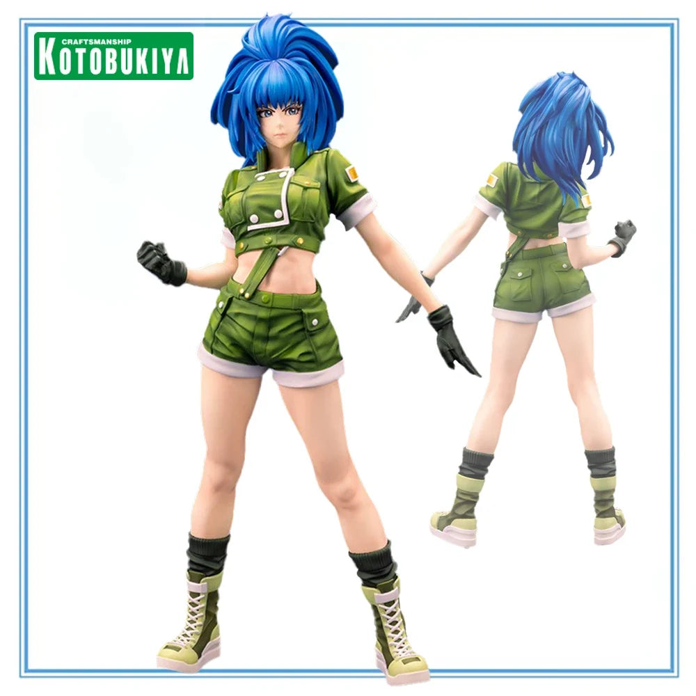 Original in Stock Kotobukiya The King of Fighters '97 - Leona Heidern - Bishoujo Statue - 1/7 Anime Figure Action Figure Model