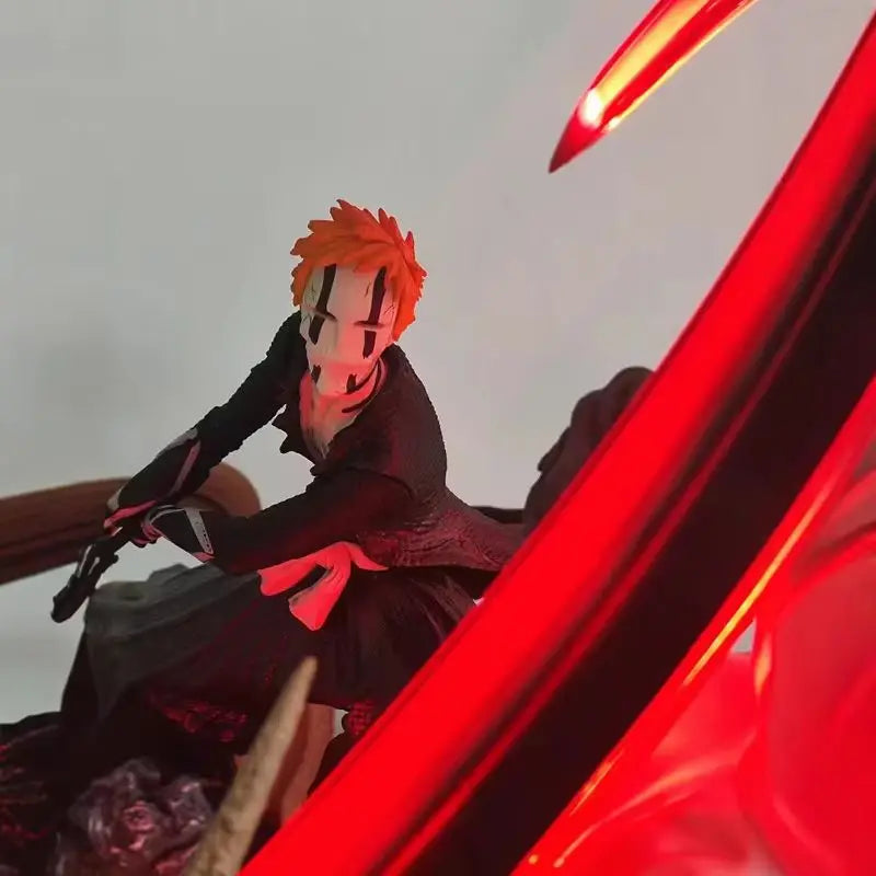 25cm Bleach Kurosaki Ichigo Slashing Pose Anime Figures Premium Gk Statue Desktop Decoration Ornament Boy Collectible Ideal Gift
