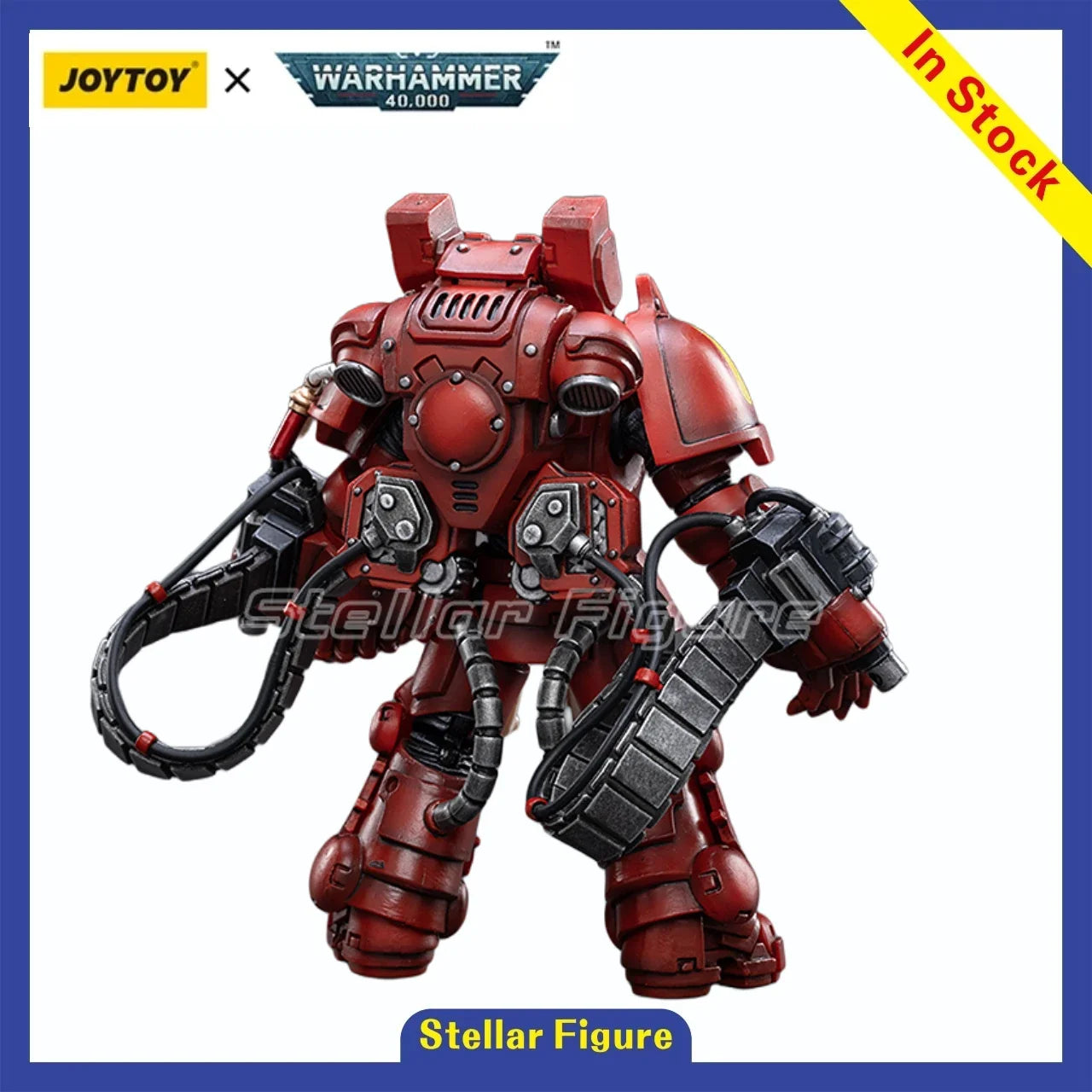 【SF】JOYTOY 1/18 Action Figure Space Marines Blood Angels Aggressor Brother Marine 04 Model Toys Gifts Collection Ornaments