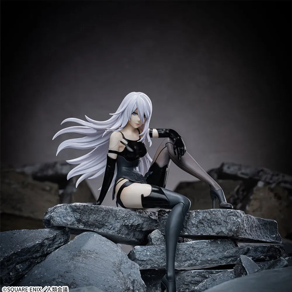15CM Anime NieR:Automata Figure A2 Seated Instant Noodle Press Anime Model Toy Gift Collection Decorative Ornament PVC