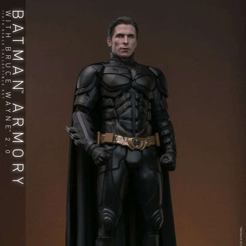 In Stock HOTTOYS HT 1/6 MMS750 Batman Armory The Dark Knight Bruce Wayne 2.0 Action Figures Collectable Model Surprise Toy Gift