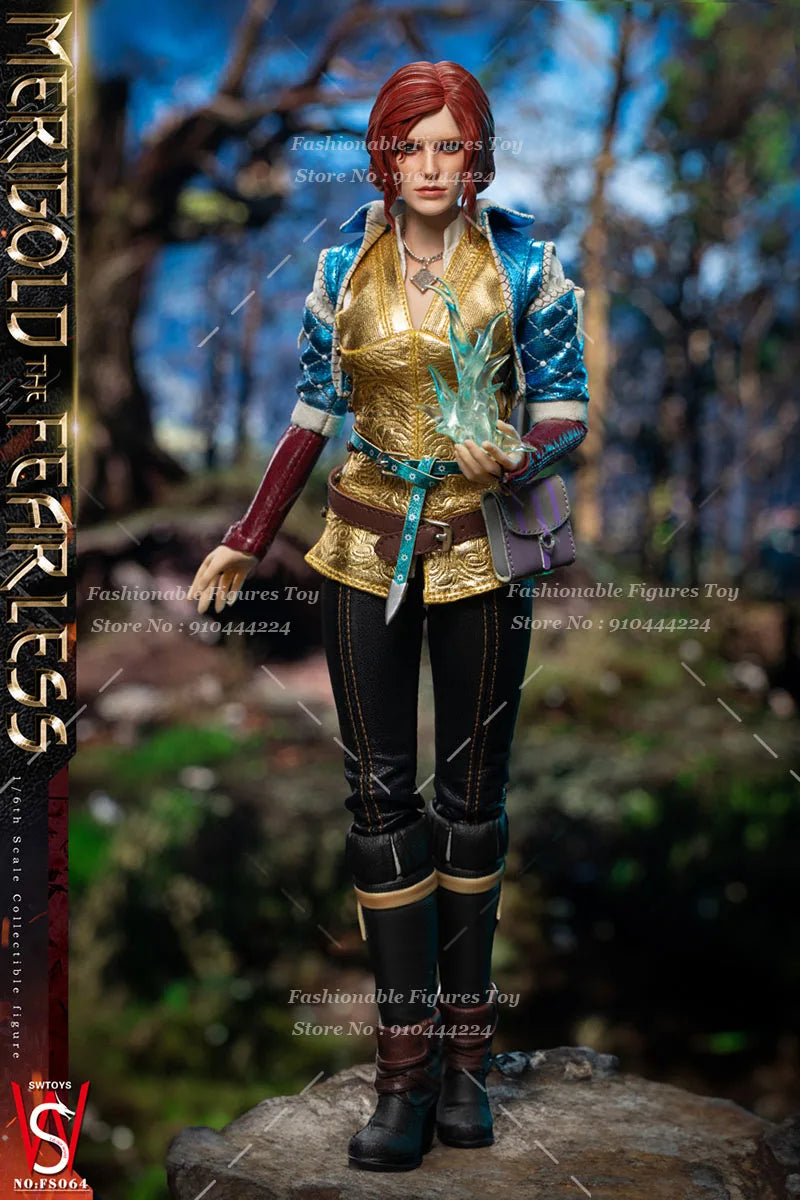 SWTOYS FS064 1/6 Women Soldier Fearless Triss Merigold Full Set 12Inch Action Figure Model Best Collection Gift Dolls