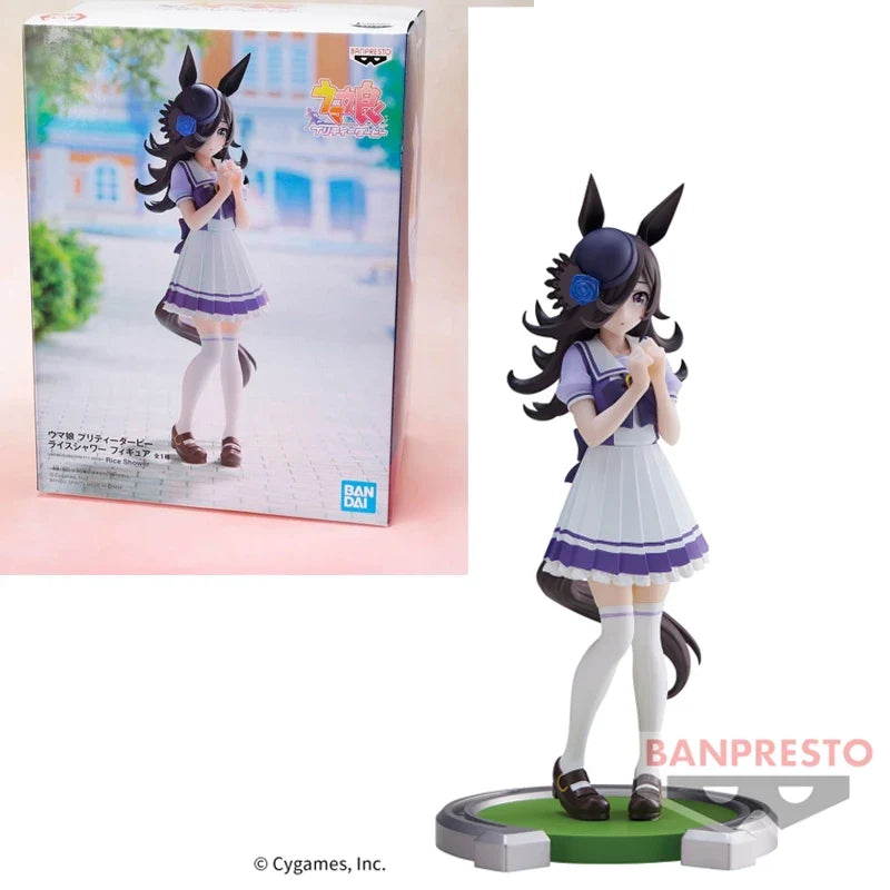 Fast Shipping Bandai Anime Pretty Derby BANPRESTO Special Week Rice Shower Silence Suzuka Tokai Teio Original Model Toys Figure