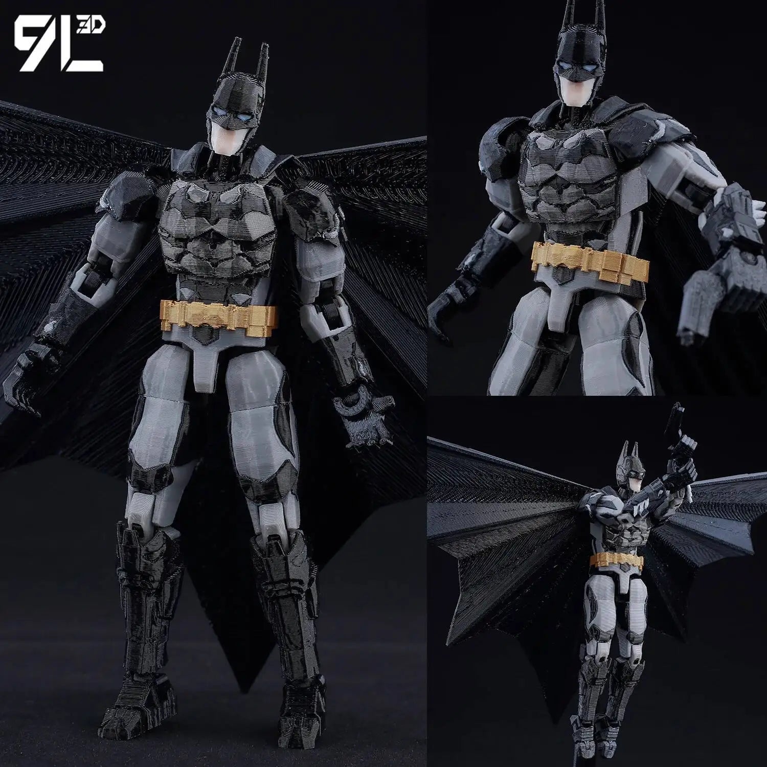 9L3D Superman Invincible Boy Batman Action Figure LUCKY13 Multi-Jointed Poseable T13 Titan13 Hero Model Dummy13 Collectible Toys
