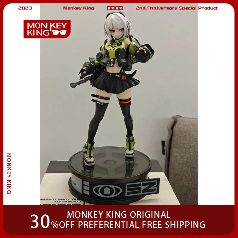 In Stock Original 28cm Zenless Zone Zero Figure Anby Demara Pretty Girl Anime Collectible Model Resin Holiday Gifts Kids Toys