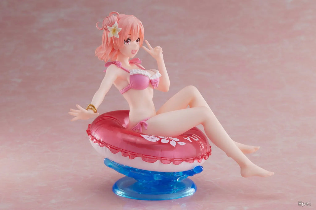10CM Yuigahama Yui Figure Yahari Ore no Seishun Love Comedy wa Machigatteiru. Kan Anime Swimsuit Model Toys Gifts Collection
