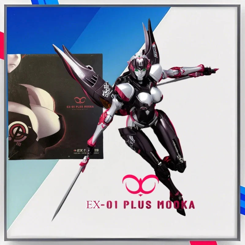 In Stock Transformation Toy Firebird Transformation EX-01 PLUS Mooka Arcee Mocha EX01 Alloy Action Figure Toy Collection Gift