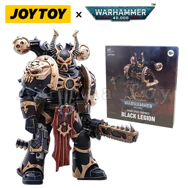 JOYTOY 1/18 Action Figure (6PCS/SET) 40K Chaos Warband Anime Collection Military Model