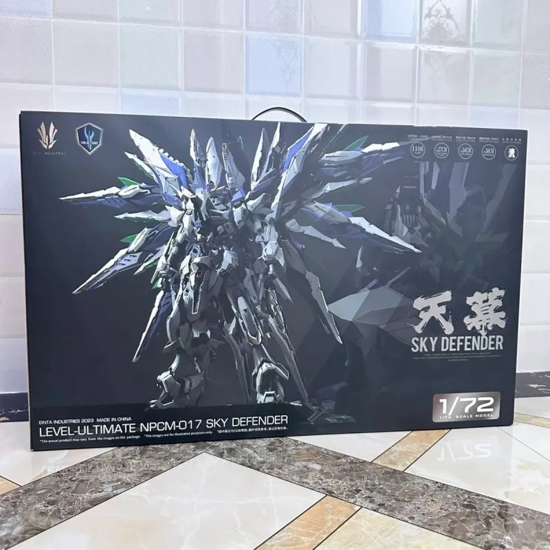【IN STOCK】Einta Level-Ultimate NPCM-017 SKY DEFENDER 1/72 Canopy Series YUJIAO Amusement Park Original Assembled Mecha Robot Kit